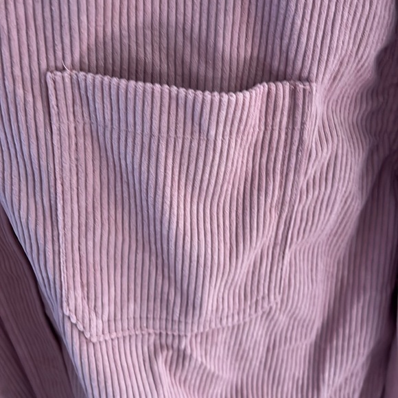 Women’s Mauve Corduroy Shirt Size  XL NWOT - Picture 2 of 9